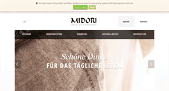 Desktop Screenshot of midori.de