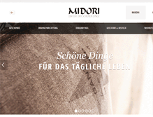 Tablet Screenshot of midori.de